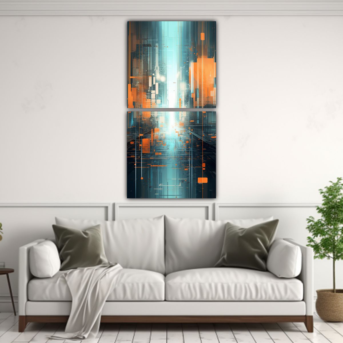 GENERICO - Pinturas Decorativas Vintage Estilo Zen 50x100 Cm