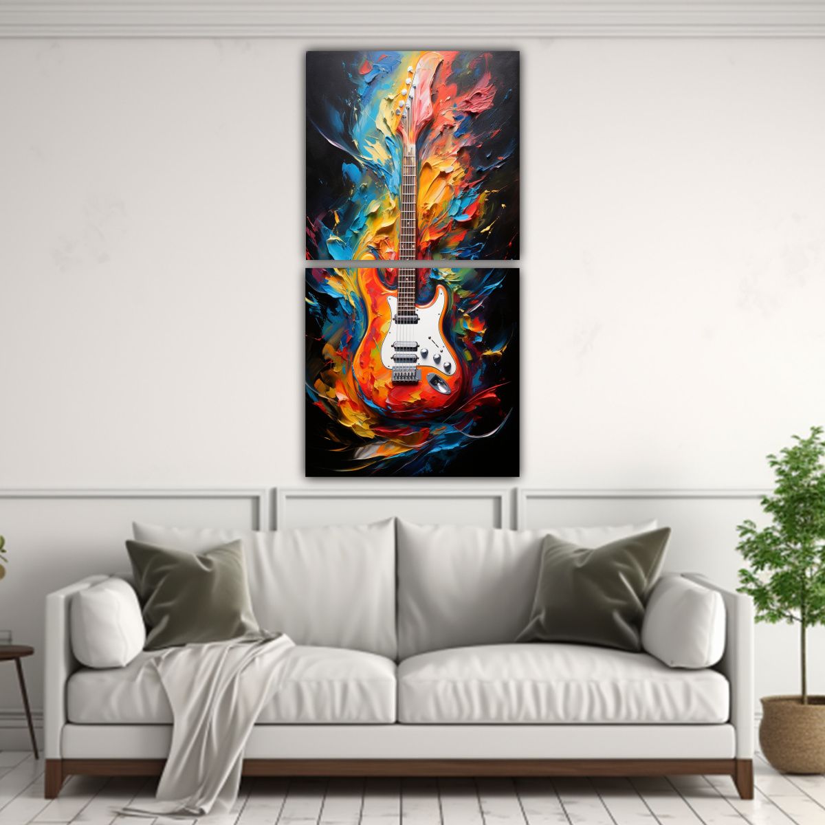 GENERICO - Cuadros Innovadores De Pintura Abstracta Para 60x120 Cm