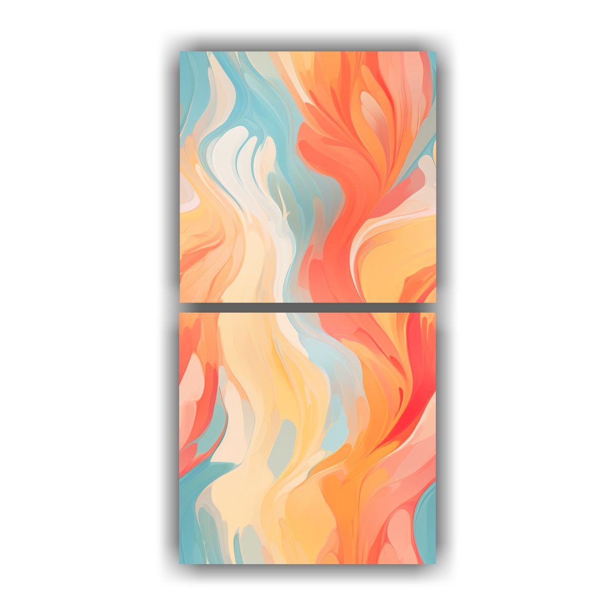 GENERICO - Pinturas Decorativas Abstractas 2 Fine Arts 20x40 Cm