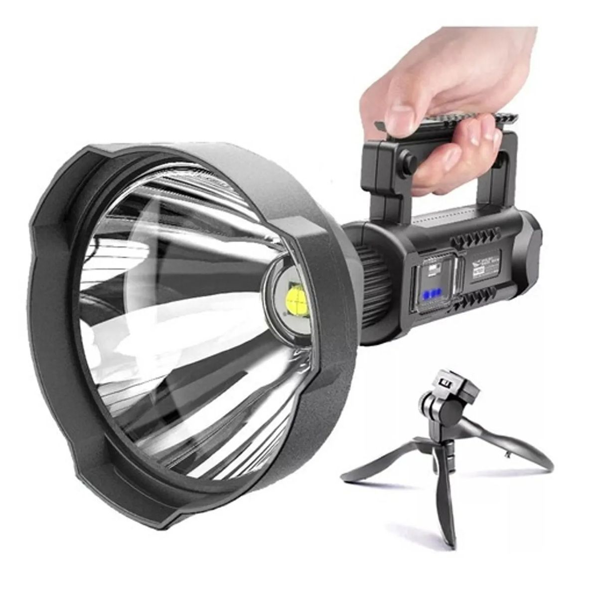 GENERICO - Linterna Led Multifuncional 4 Modos Camping Soporte iluminacion