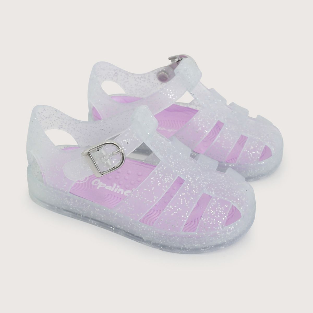 OPALINE - Sandalia primeros pasos aqua blanca de niña