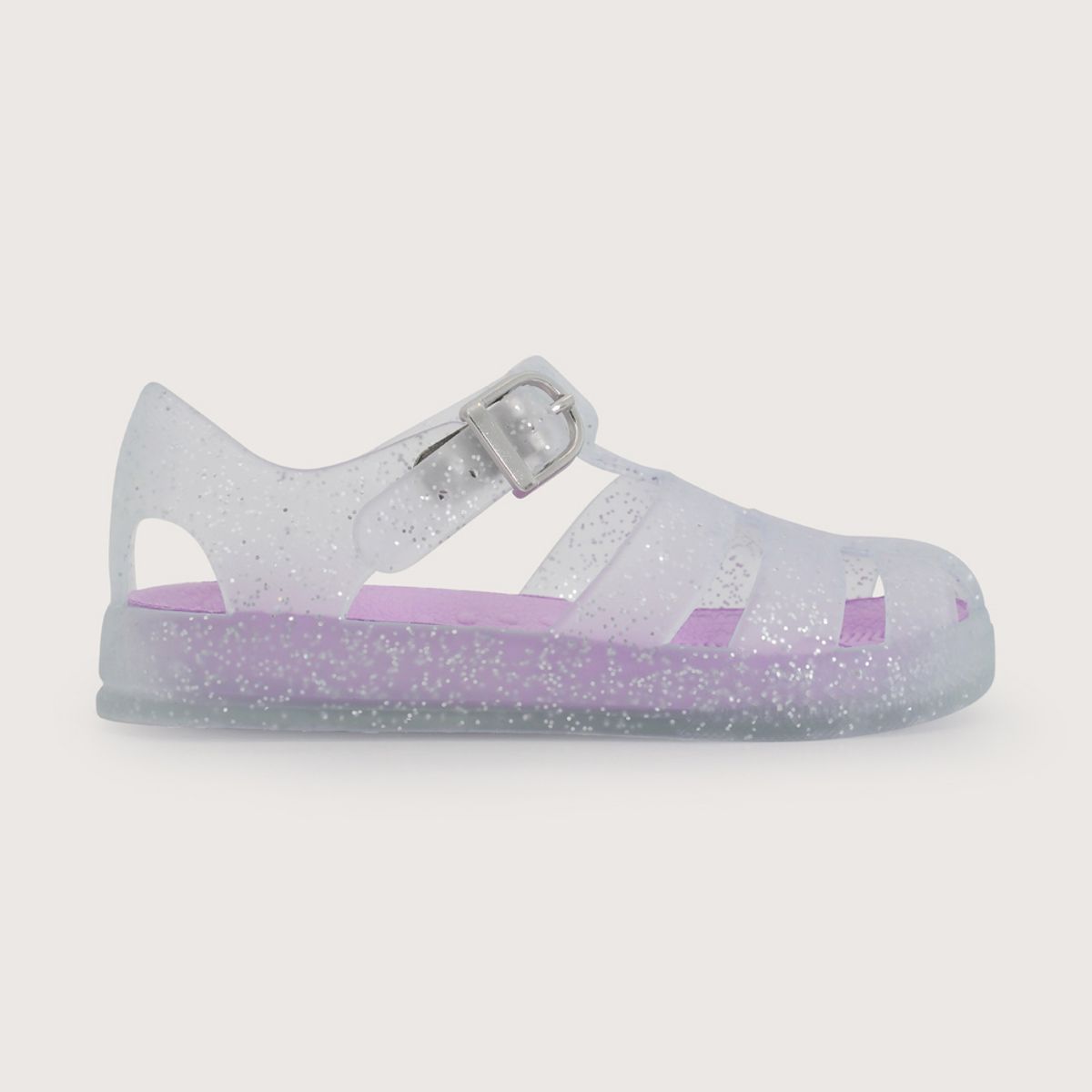OPALINE - Sandalia aqua blanca de niña