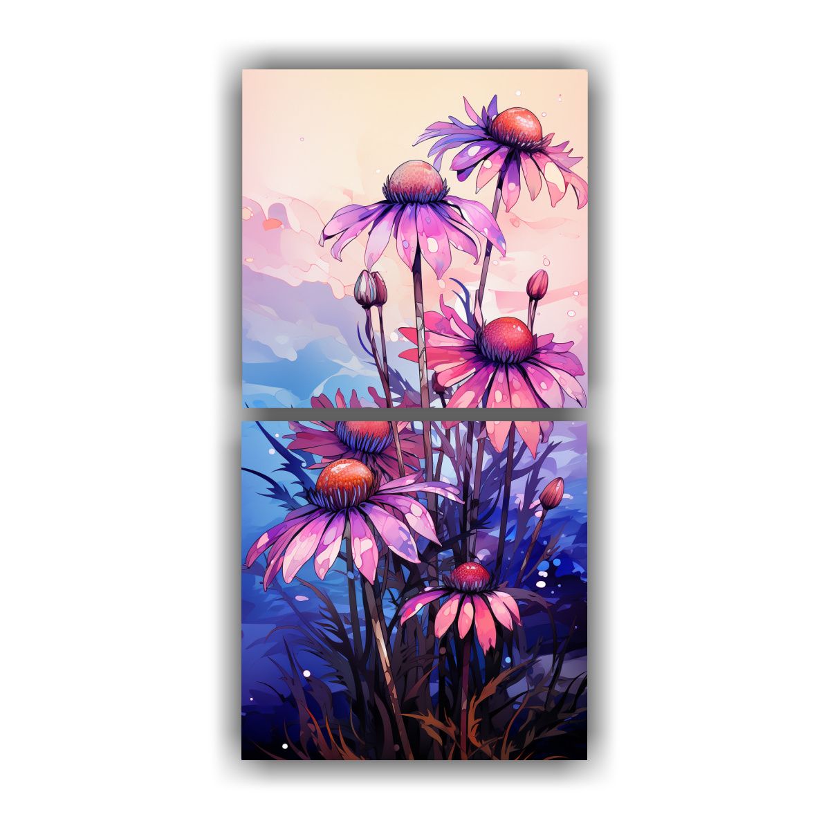 GENERICO - Pinturas Decorativas Para Sala Con Líneas Finas 60x120 Cm