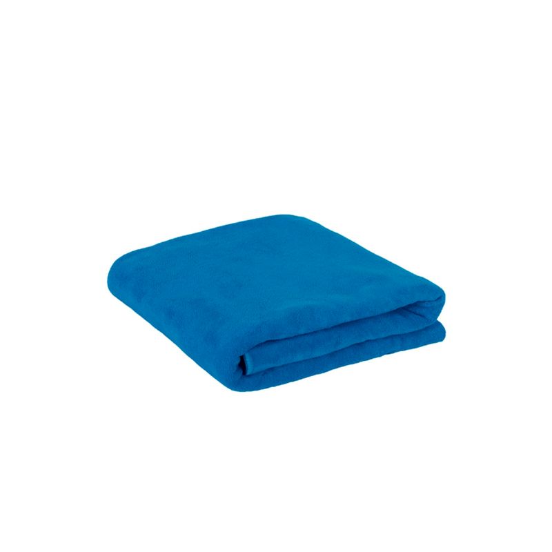 MASHINI - TOALLA DEPORTIVA POLIAMIDA FLUOR 80X160 AZUL