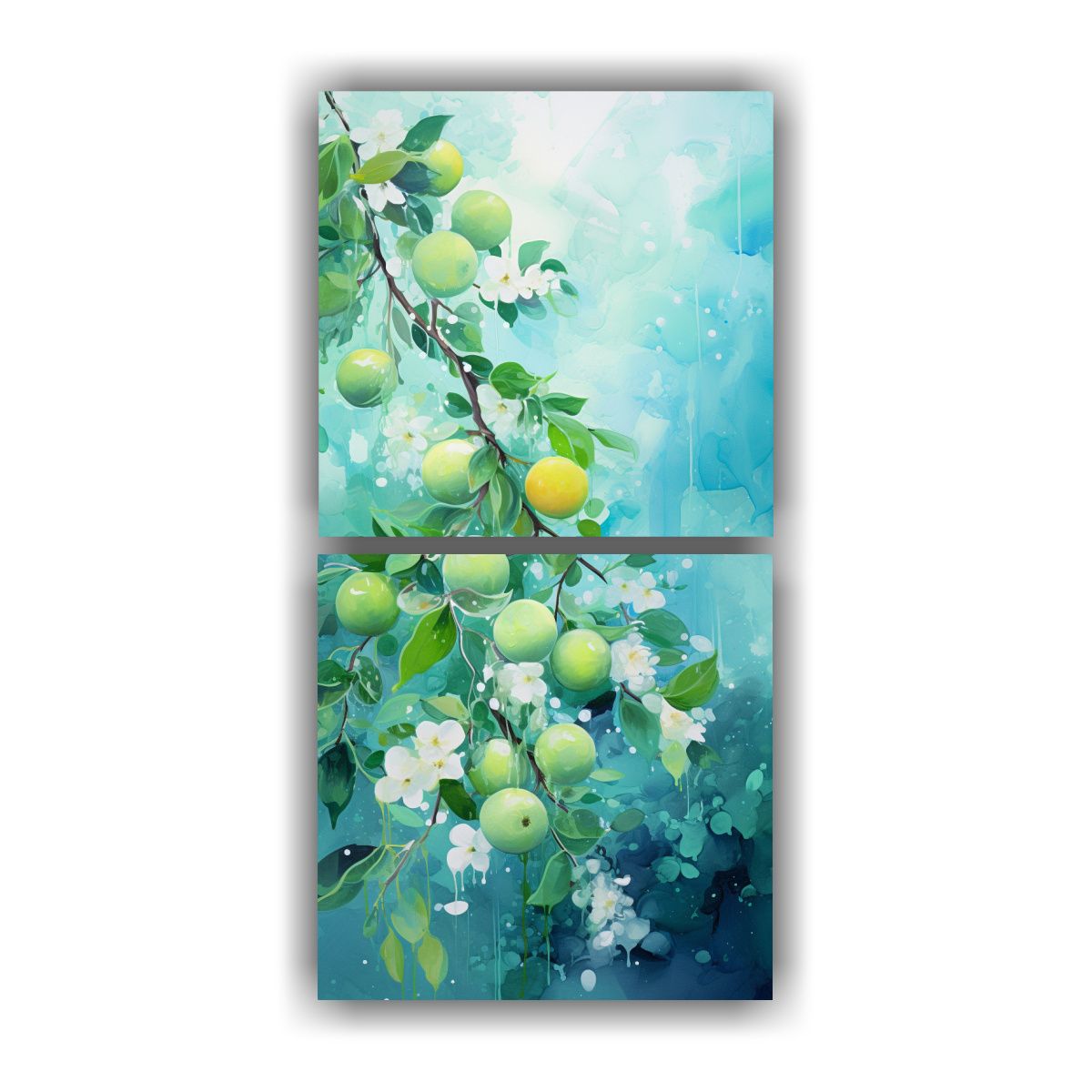 GENERICO - Cuadros Abstractos De Decoración De árboles 60x120 Cm