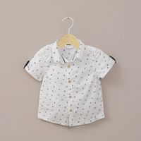 Camisa manga corta blanca de niño