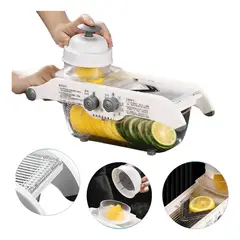 EVERSO - Rallador Picador Cortador Manual Frutas Y Verduras Multiuso