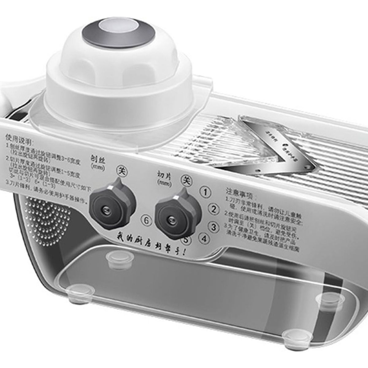 EVERSO - Rallador Picador Cortador Manual Frutas Y Verduras Multiuso