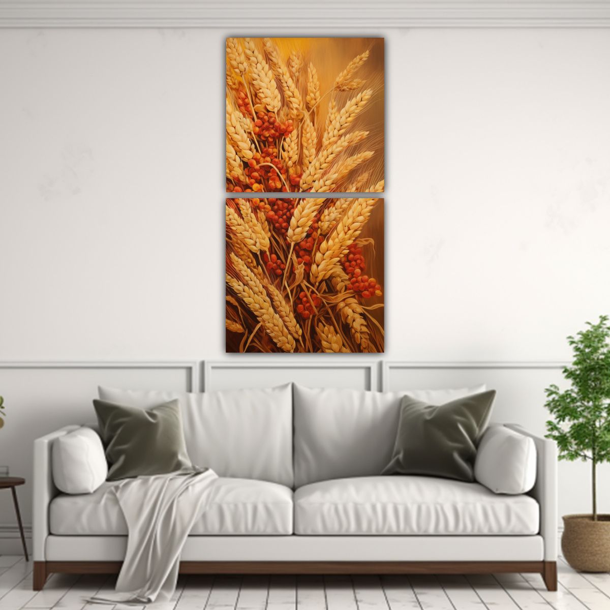 GENERICO - Pintura Abstracta De Alta Calidad De Granos De 50x100 Cm