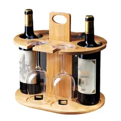 GENERICO - Porta Copas y Botellas de Vinos Jarkons Home 30x29cm