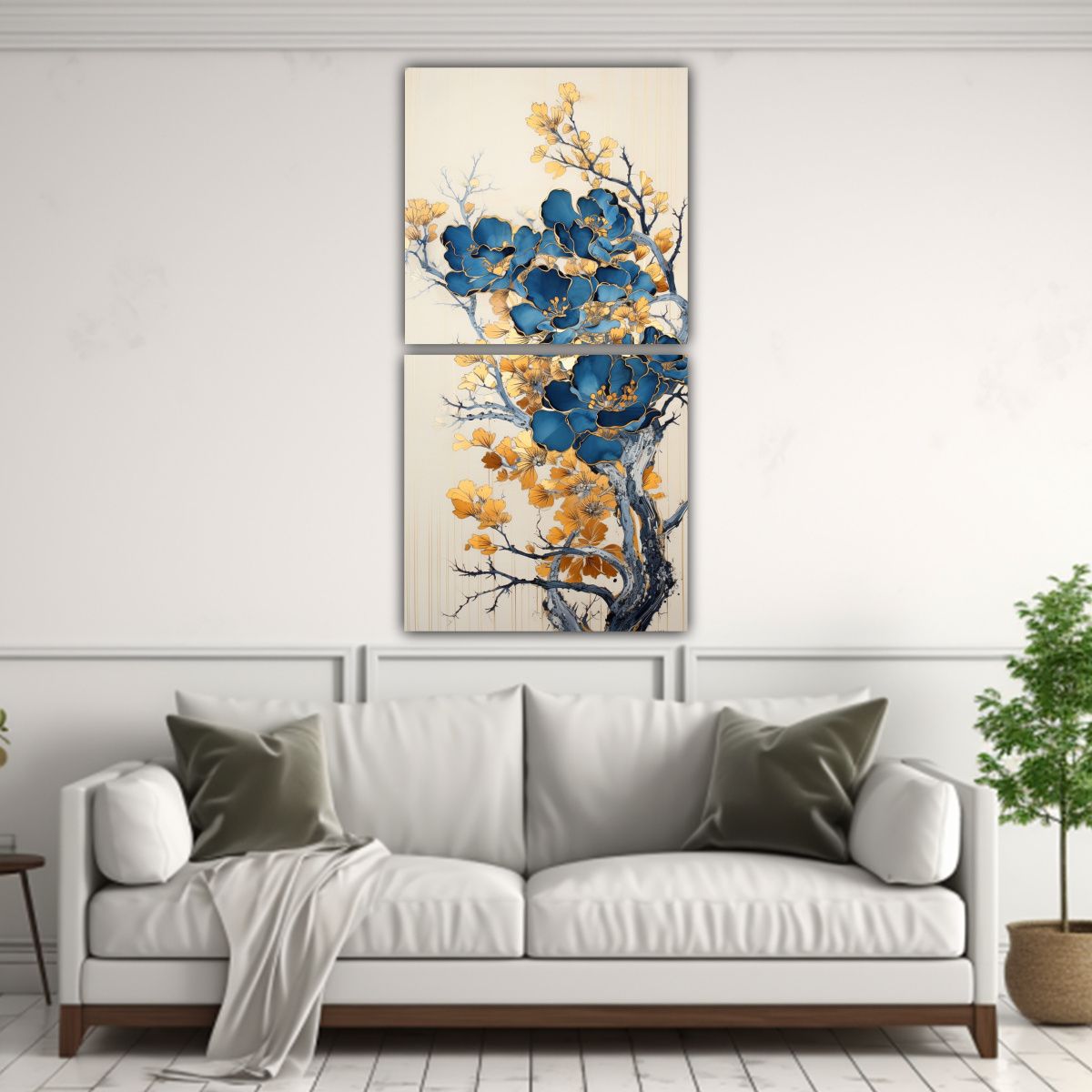 GENERICO - Pinturas Decorativas Vintage De Dos Artes De Un 50x100 Cm