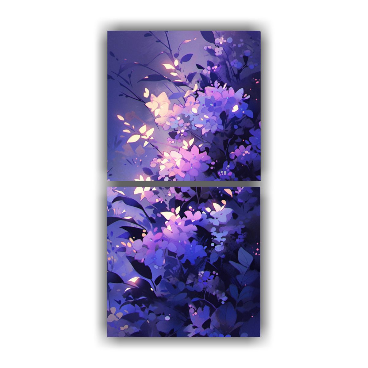 GENERICO - Artes Hermoso Majestuosas En Púrpura Estilo 40x80 Cm