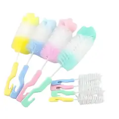 GENERICO - Cepillo Para Mamaderas, Tetinas Genérico Rosa Y Azul