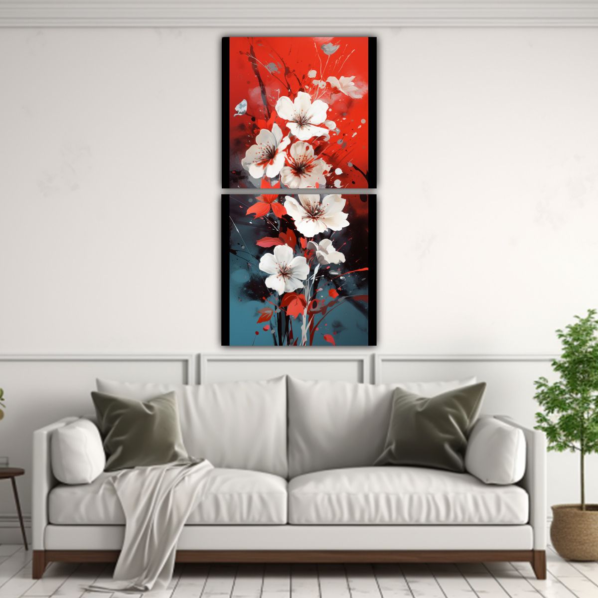 GENERICO - Pinturas De Decoración En Estilo Neonoir En 40x80 Cm