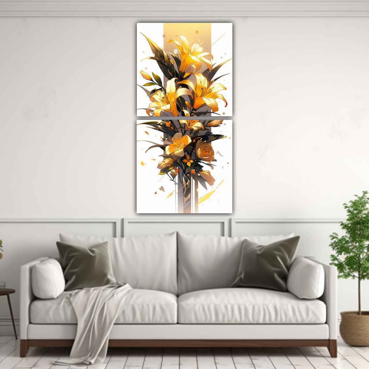 GENERICO - Pinturas Decorativas De Lienzo De La Temática 50x100 Cm