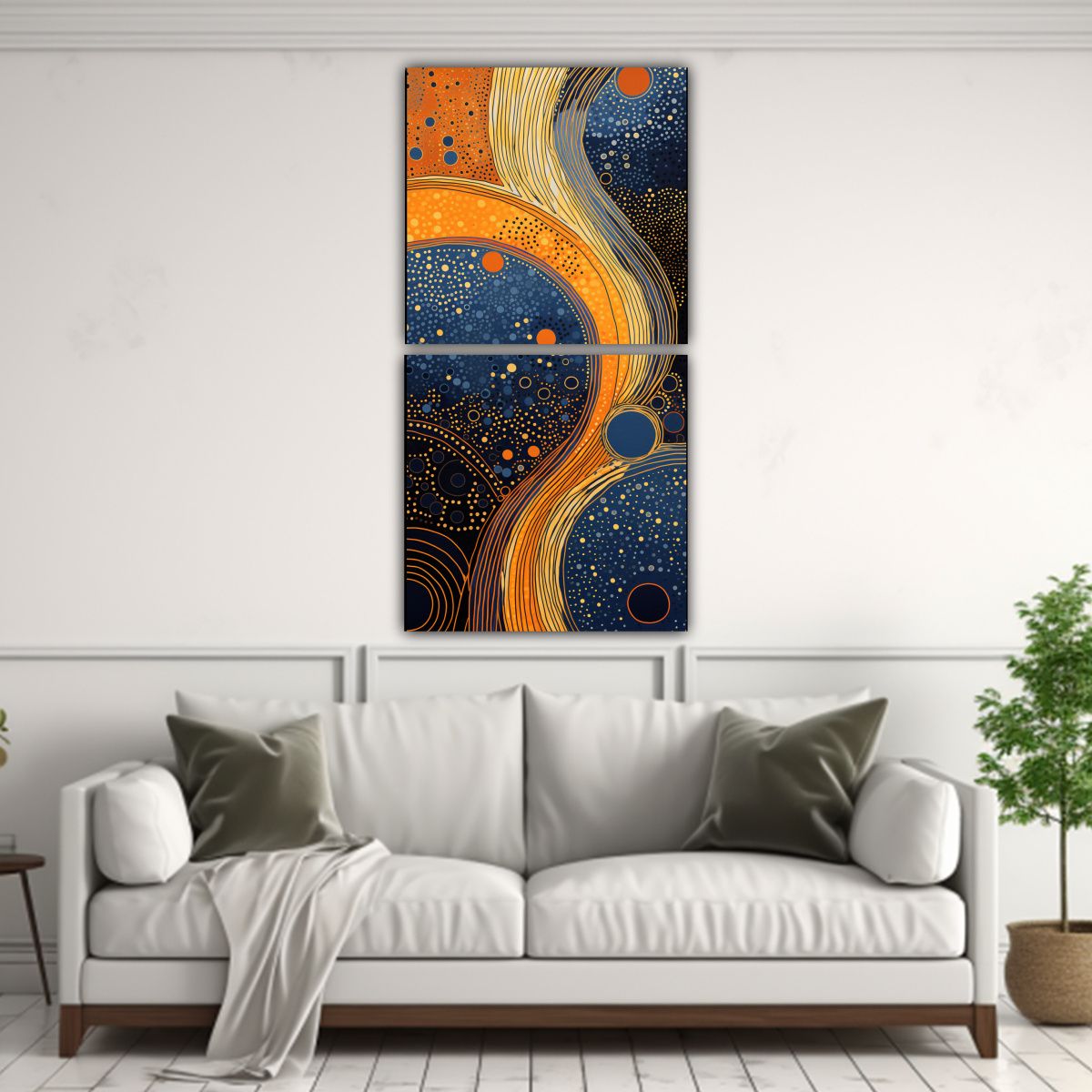 GENERICO - Composiciones Alta Calidad Armonía En Papel 60x120 Cm