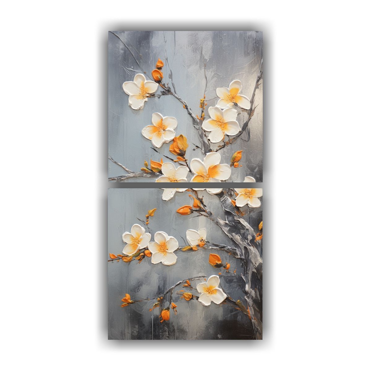 GENERICO - Cuadro De Arte De Pared En Armonía Cromática 50x100 Cm