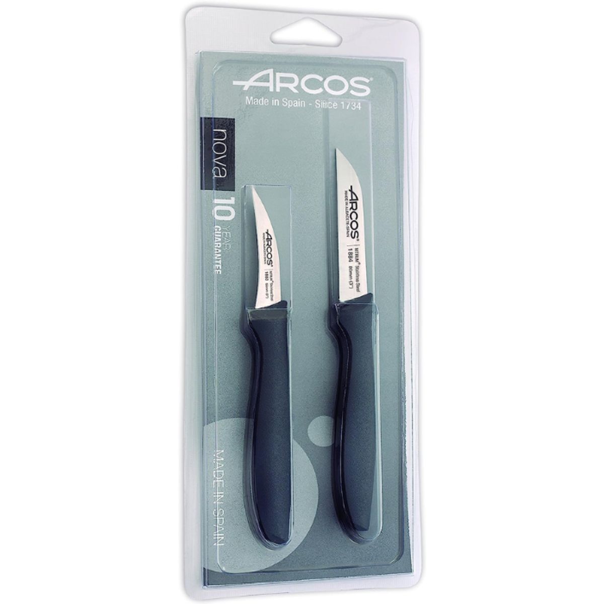 ARCOS - Set Cuchillos Torneadores Arcos 2 Piezas Acero Inox