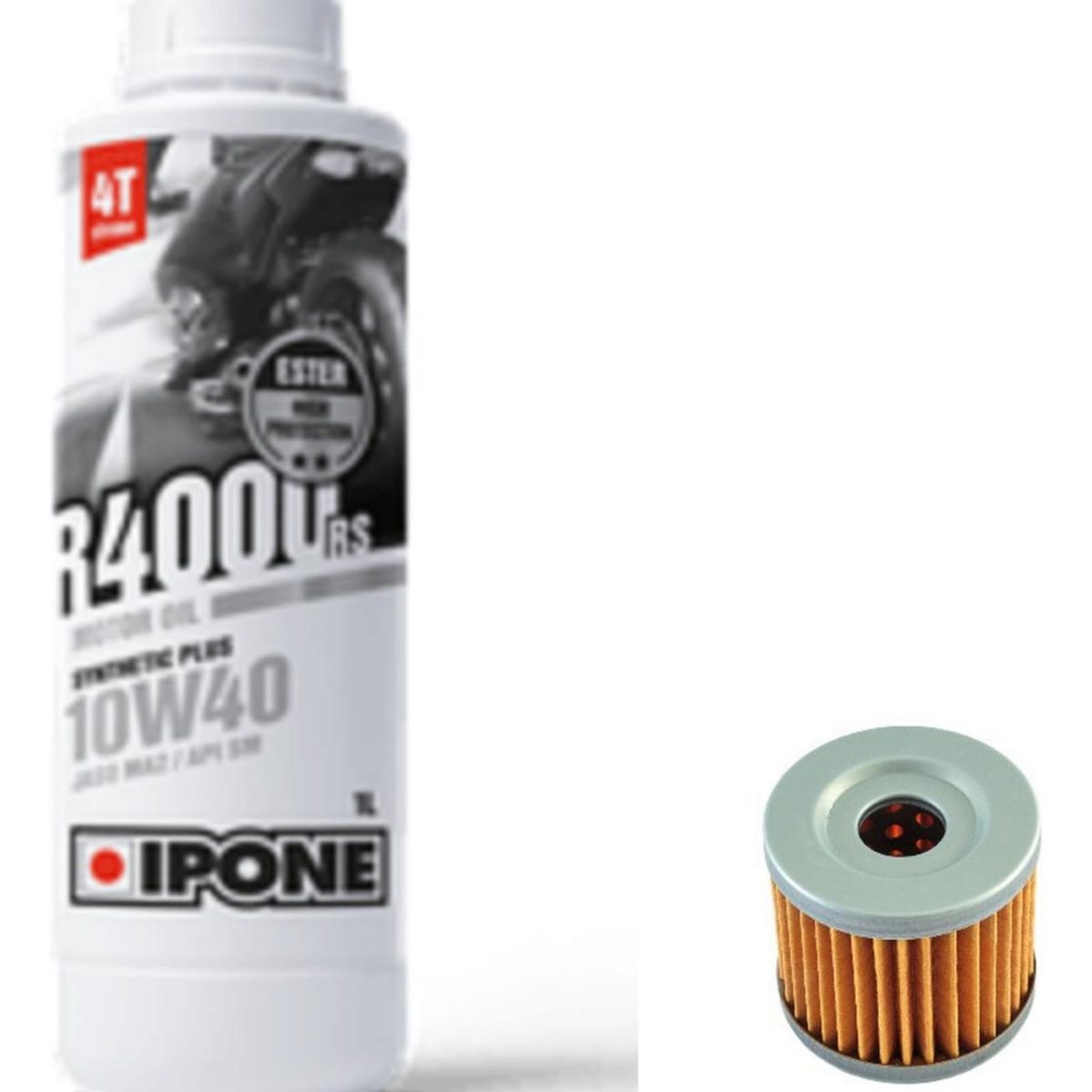 IPONE - Kit Mantencion Moto Suzuki Gs 150r (ipone 10w40 + Filtro)