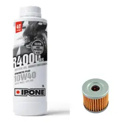 IPONE - Kit Mantencion Moto Suzuki Gs 150r (ipone 10w40 + Filtro)