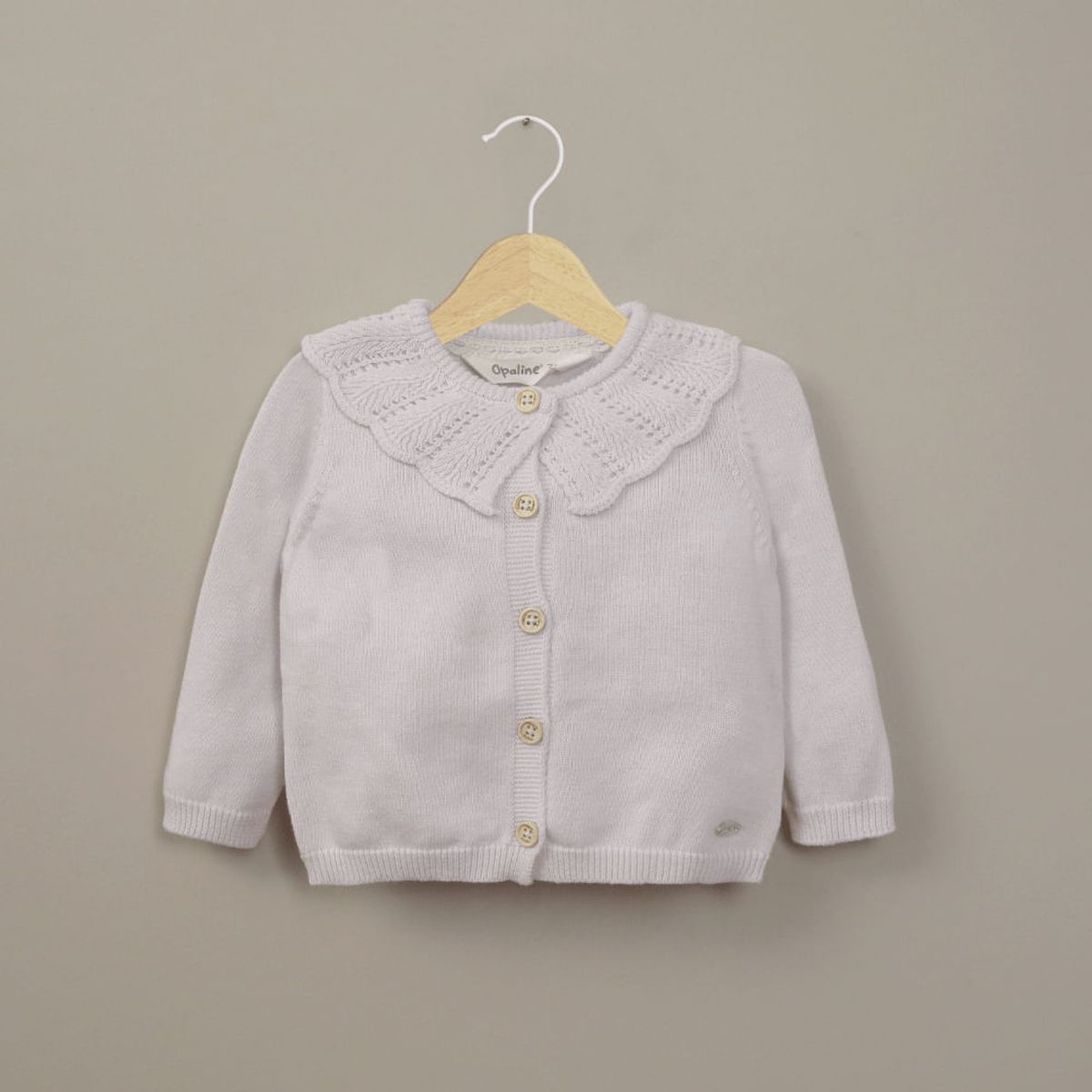 OPALINE - Chaleco lila de bebé niña 40800