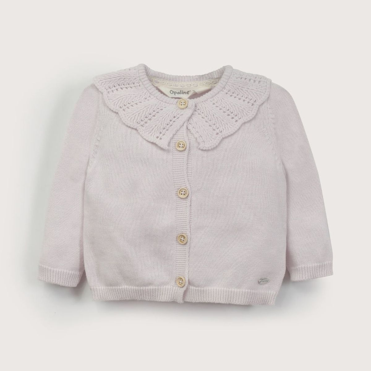 OPALINE - Chaleco lila de bebé niña 40800