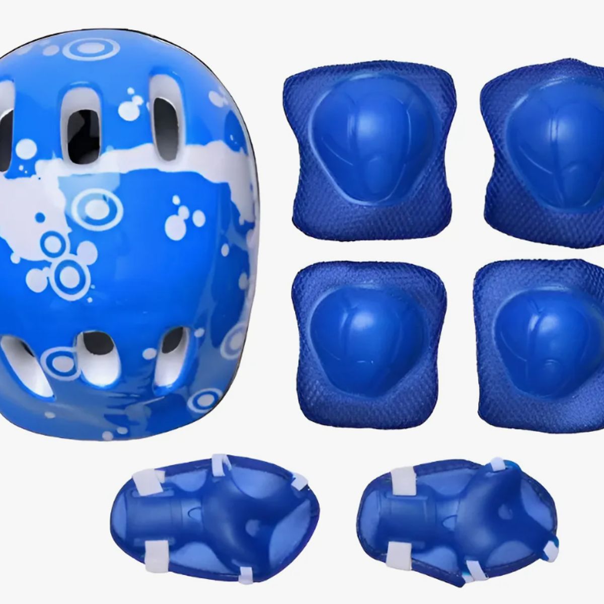 GENERICO - Set Protección  Niños  Para Patines ,bicicleta, skate, Azul