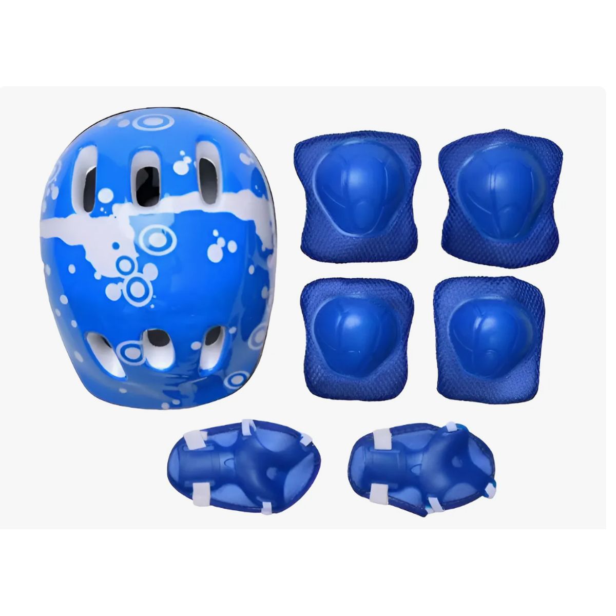 GENERICO - Set Protección  Niños  Para Patines ,bicicleta, skate, Azul