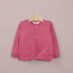 OPALINE - Chaleco fucsia de niña 40796