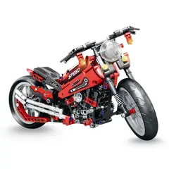 MOBIL - Moto Chopper Deportiva Bloques De Construcción 470 Pzas