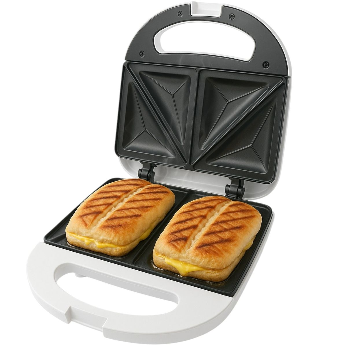 TELEFUNKEN - Sandwichera Dual NonStick 800W Life  EasyMaker