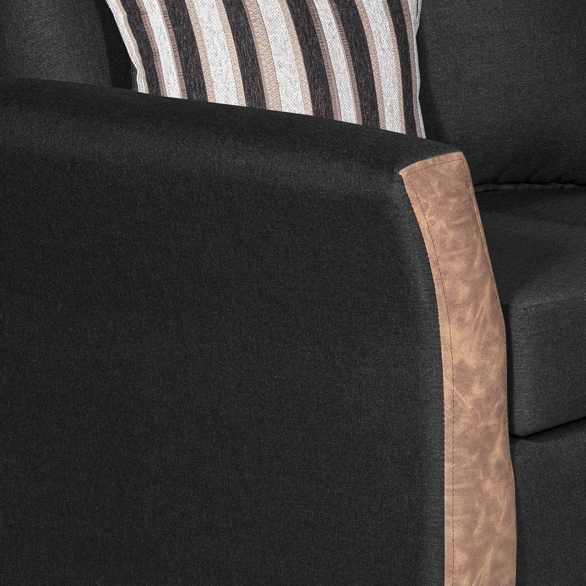 COLBOX - Sofá Mornig 3 Cuerpos Tela-Pu