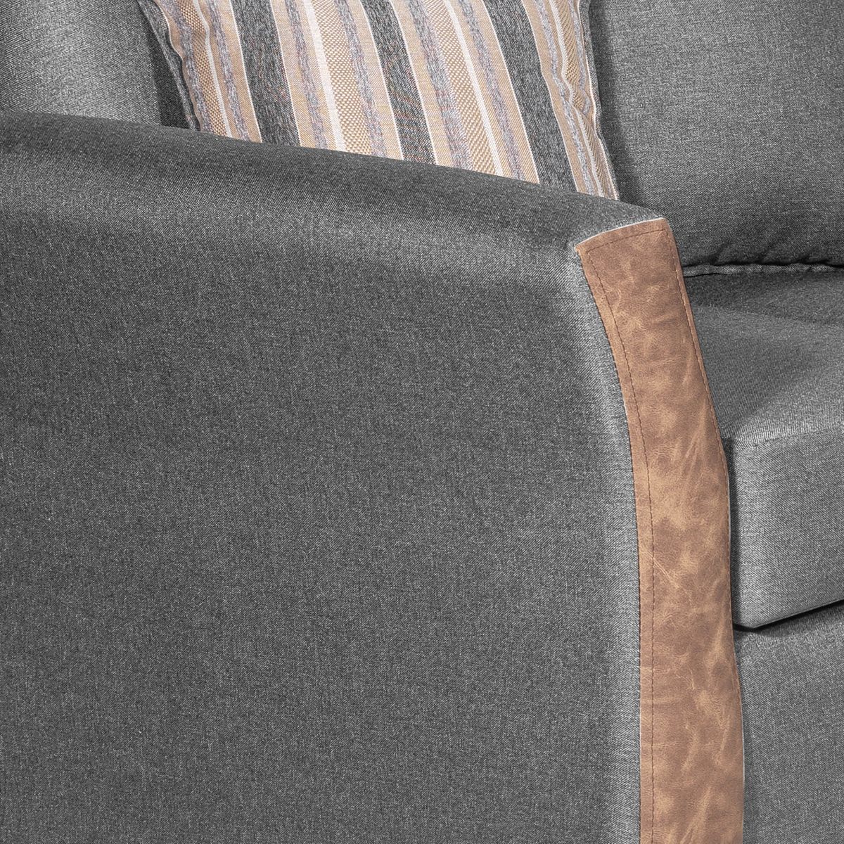 COLBOX - Sofá Mornig 3 Cuerpos Tela-Pu