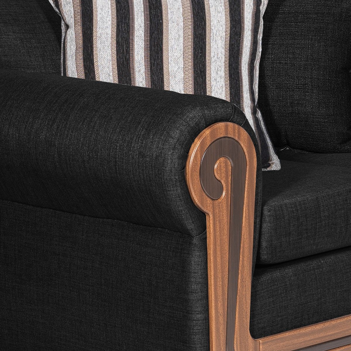 COLBOX - Sofá Silverado 3 Cuerpos Tela