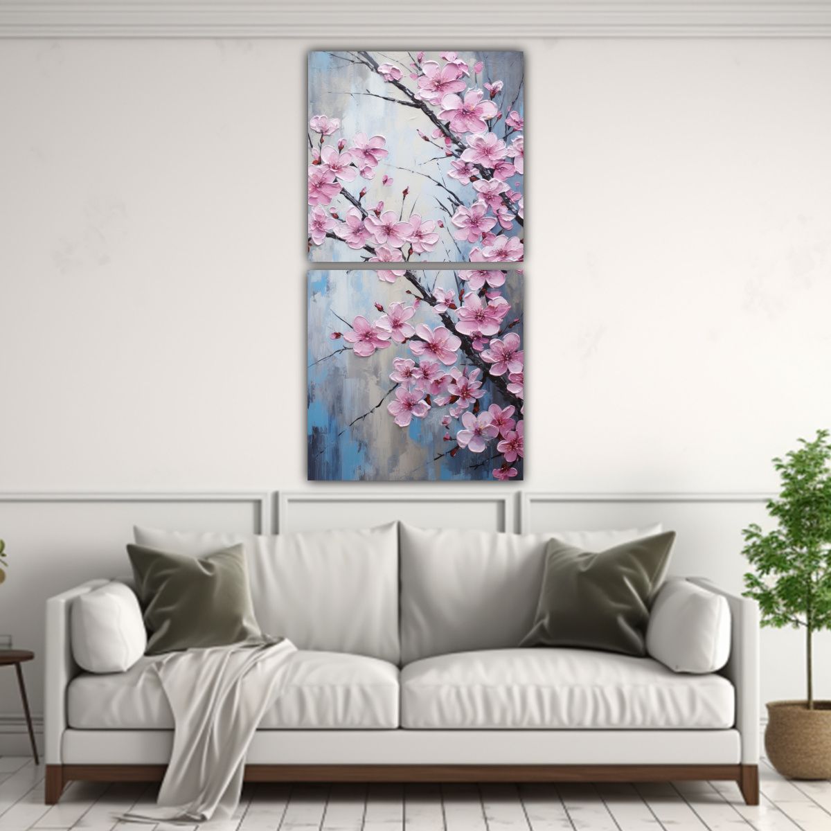 GENERICO - Pintura Vertical Inspiración En Colores 30x60 Cm