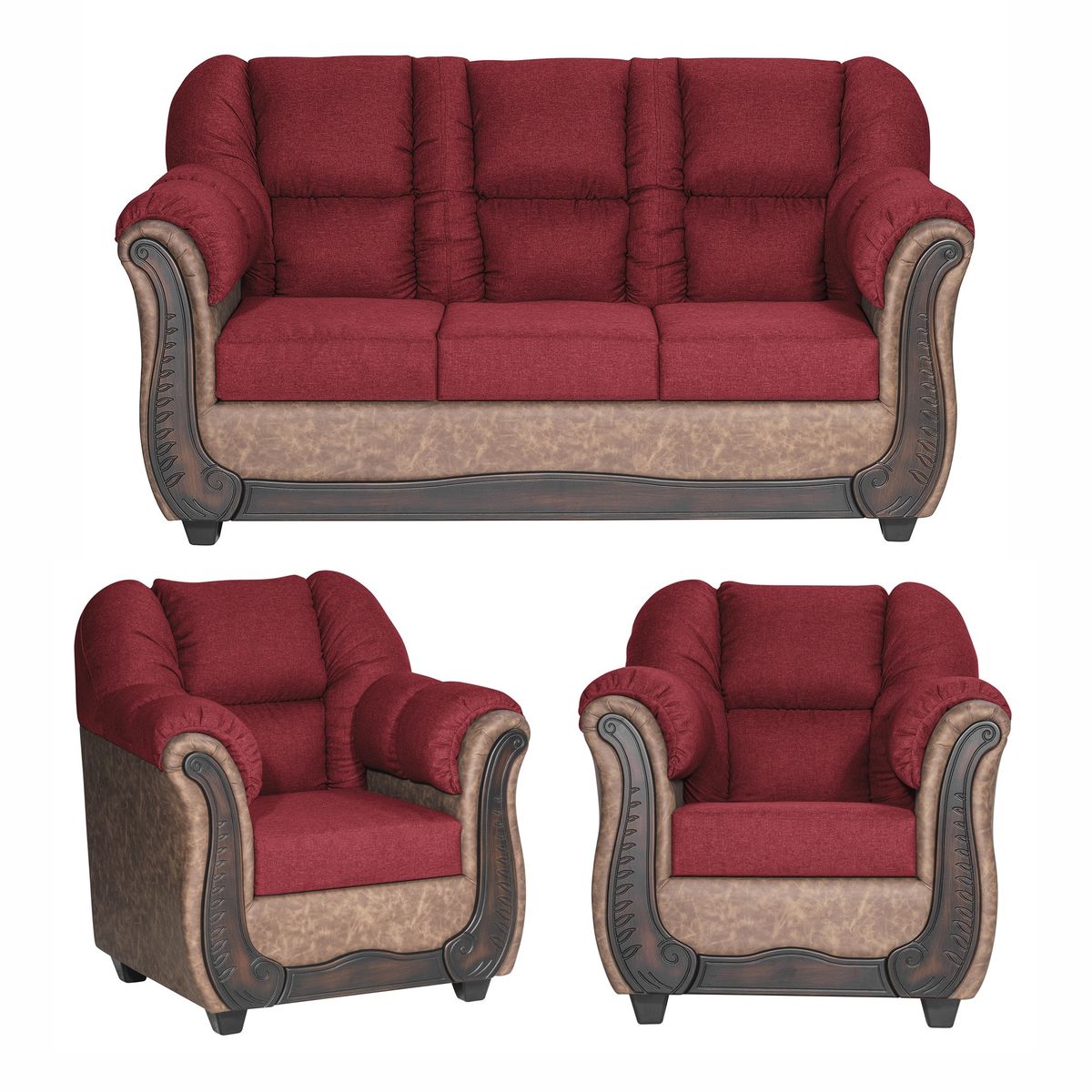 COLBOX - Living Bronco Híbrido 311 Tela-Pu