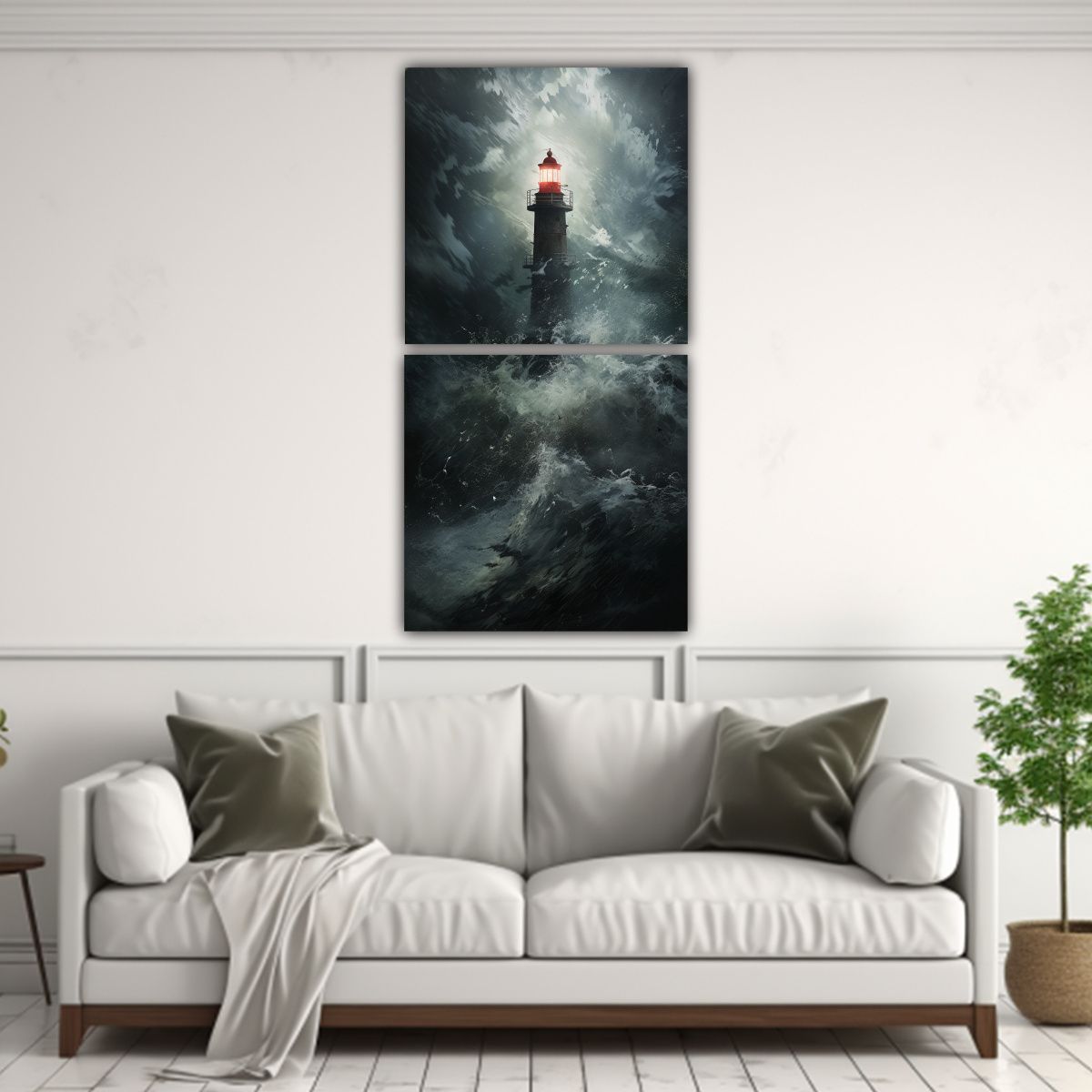 GENERICO - Composiciones Hermoso Linda Abstracto Eco De Un 20x40 Cm