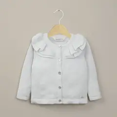 OPALINE - Chaleco gris de niña 40798