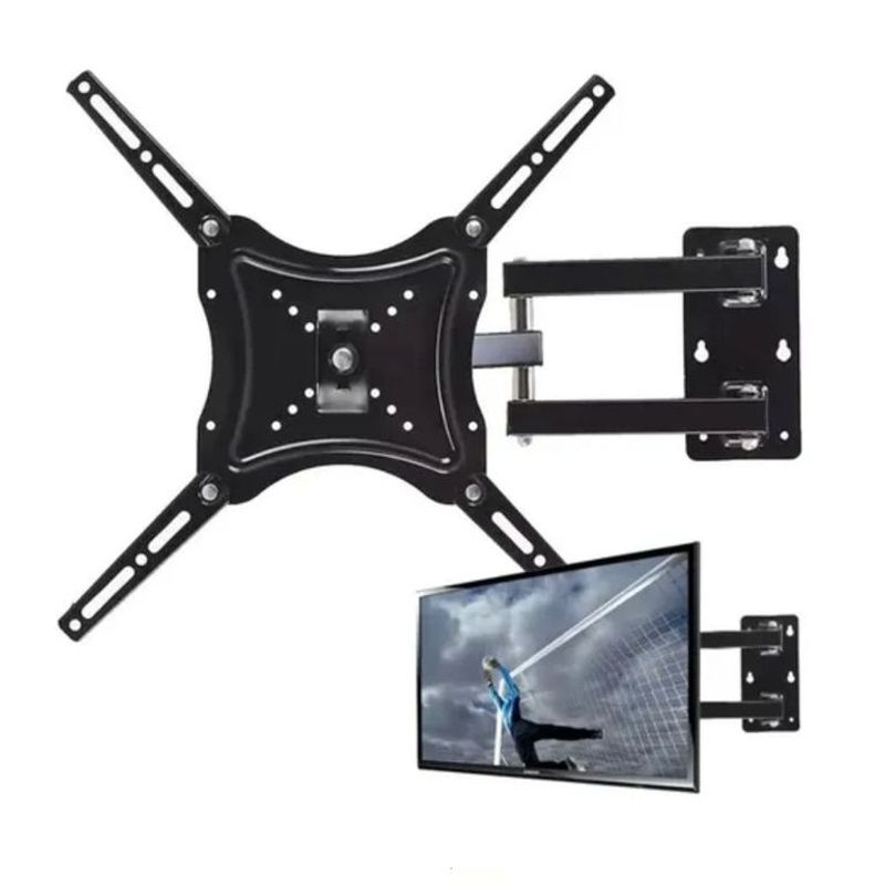 GENERICO - Soporte Home Design Hdl-117b-2 De Pared Para Tv De 14 A 50 Color Negro