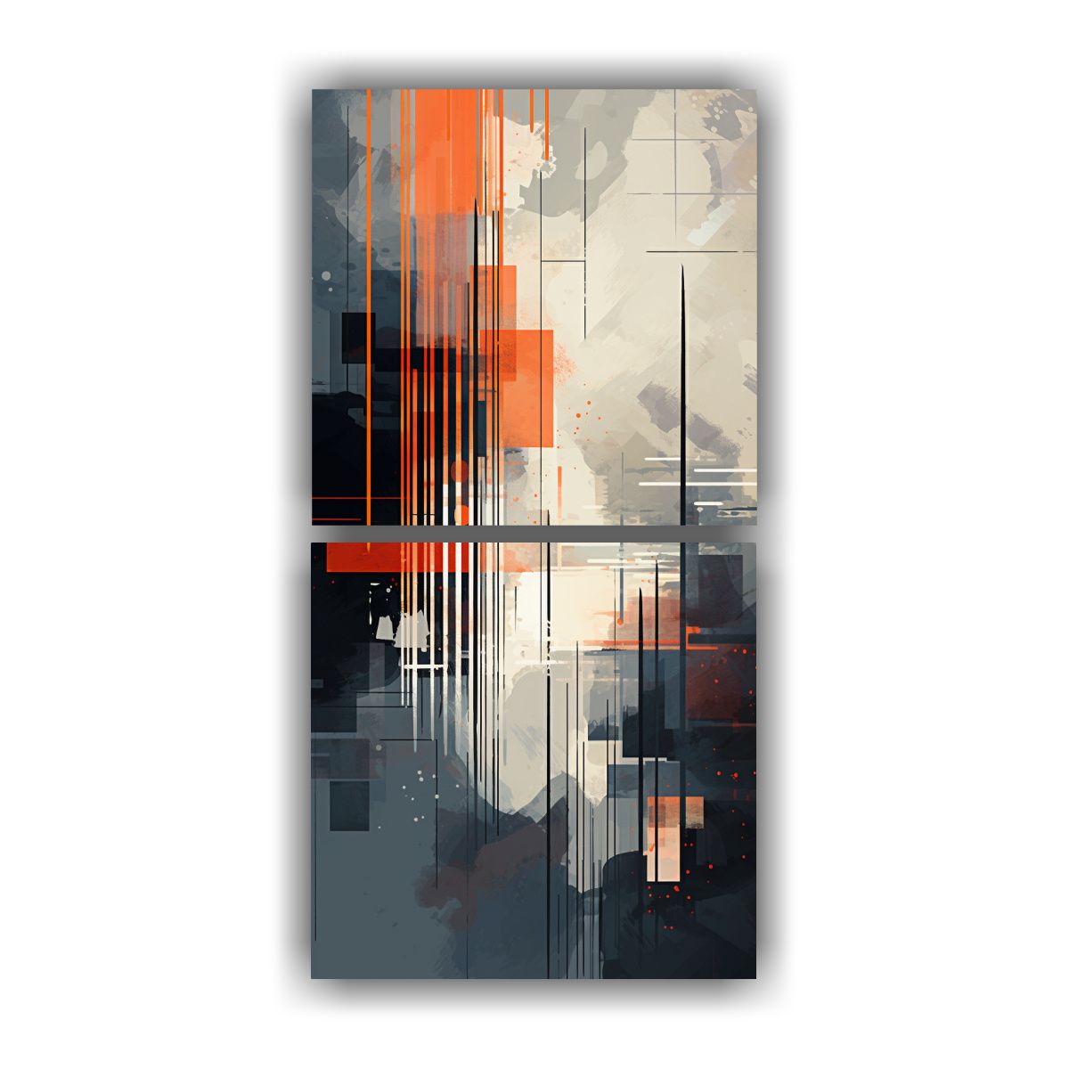 GENERICO - Lienzos Decorativo Temática Abstracto Estilo 40x80 Cm