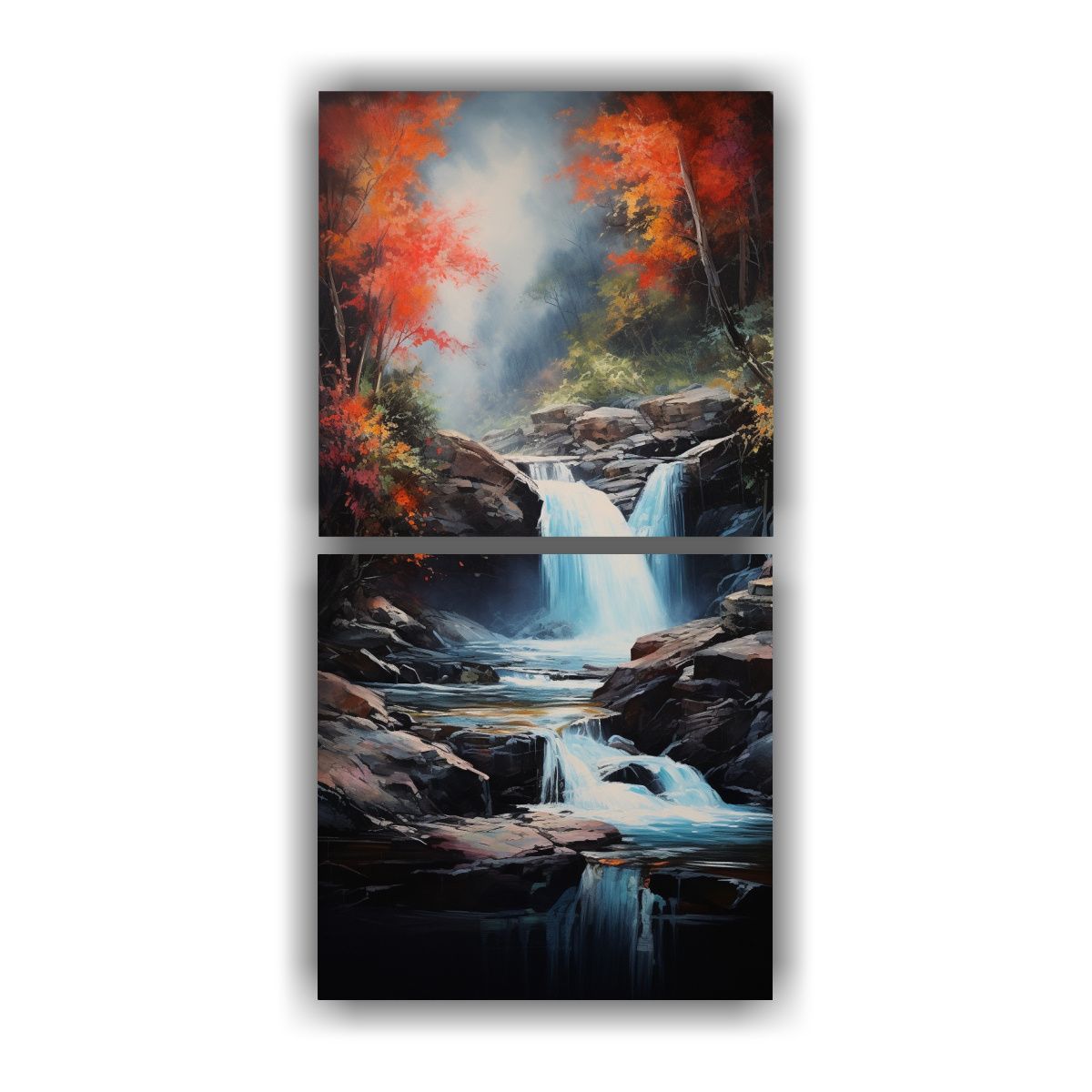 GENERICO - Pinturas Decorativas Emociones En Cascada 40x80 Cm