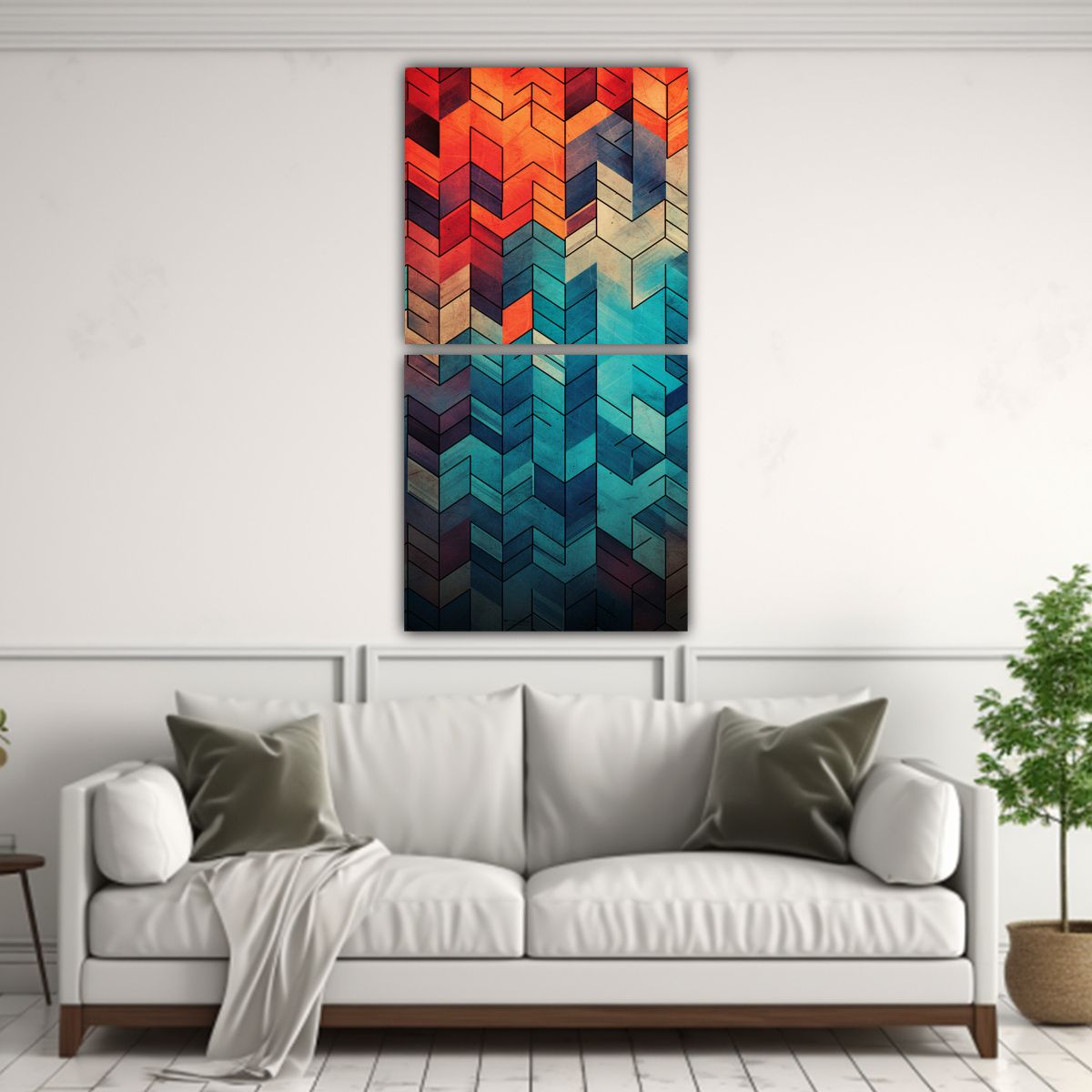 GENERICO - Lienzos De Tela Creativa Expresividad Para Un 60x120 Cm