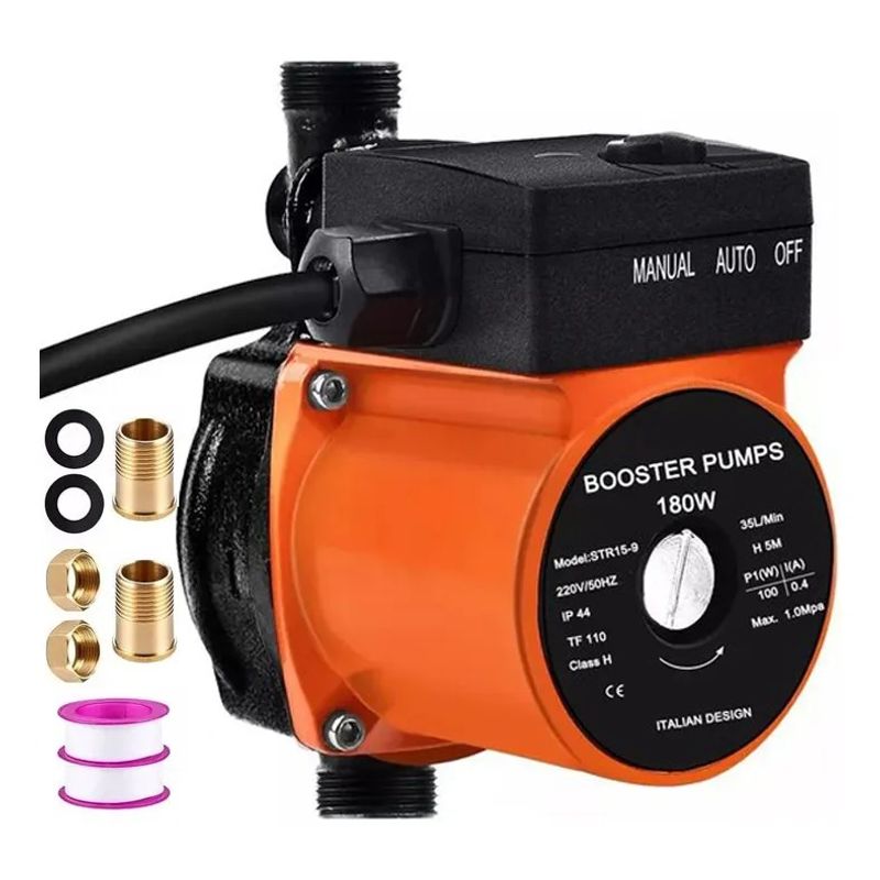 EVERSO - Bomba Calefont Aumenta Presion Agua Presurizadora 10bar 180w