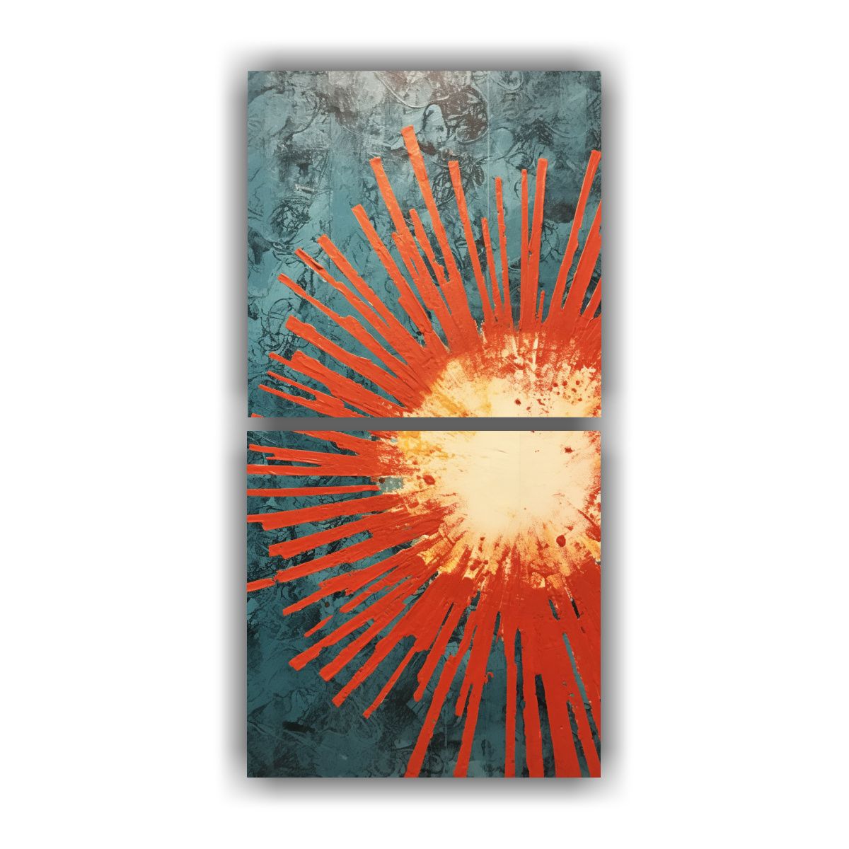 GENERICO - Cuadro Lienzo Expresión De Sol En Closeup Lienzo 20x40 Cm