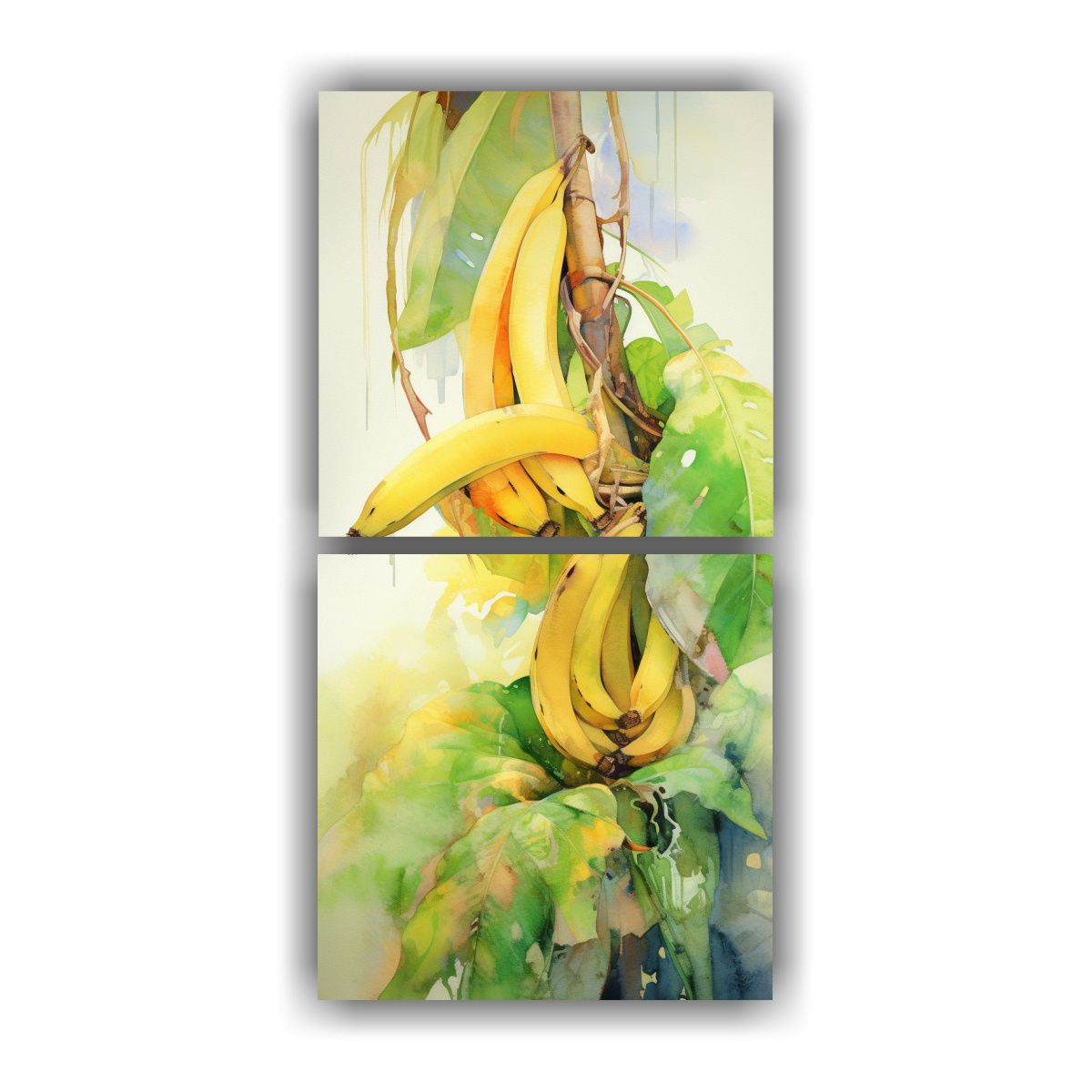 GENERICO - Pintura Abstracta De Textura Con árbol De 20x40 Cm
