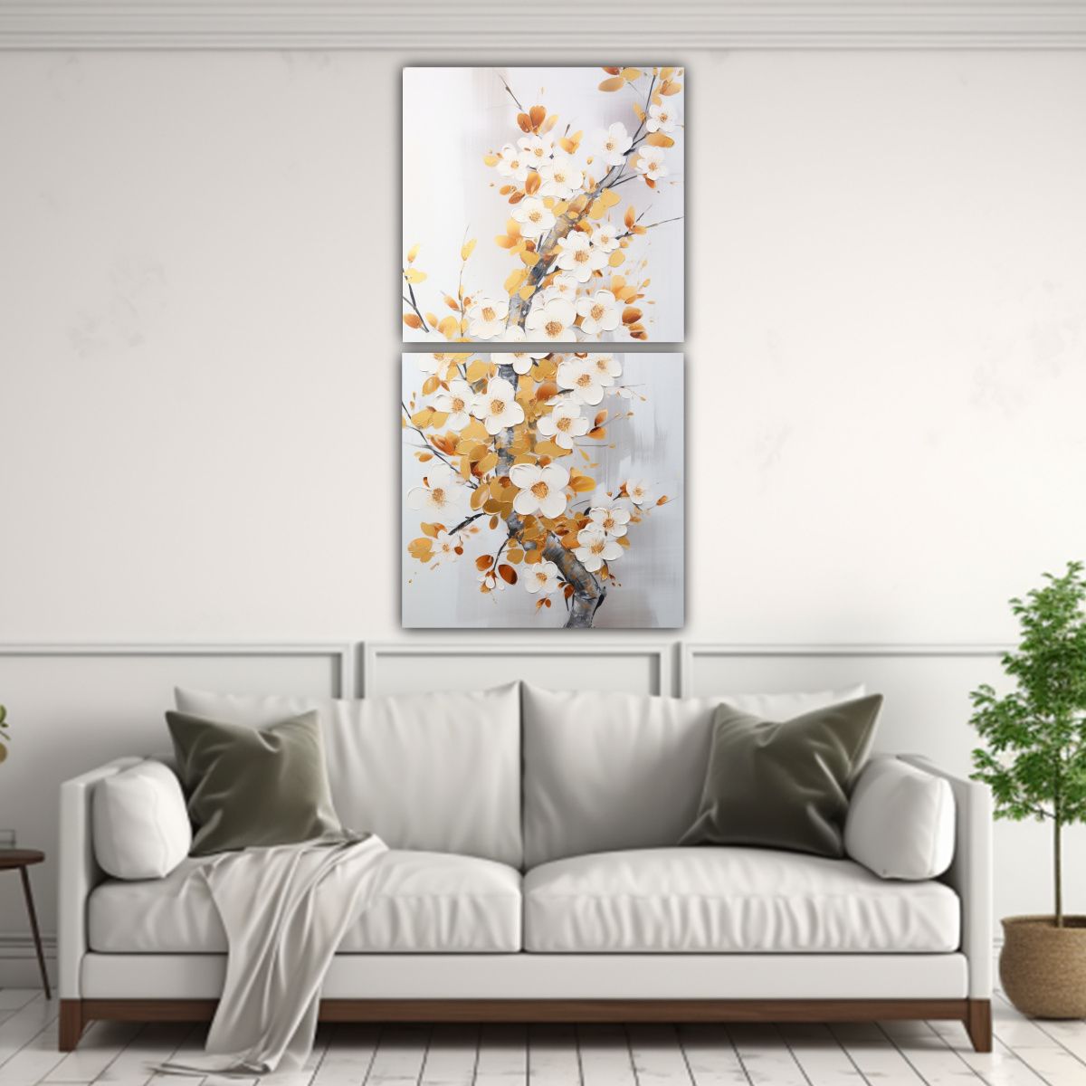 GENERICO - Pinturas Decorativas De Abstracción Duradera En 40x80 Cm