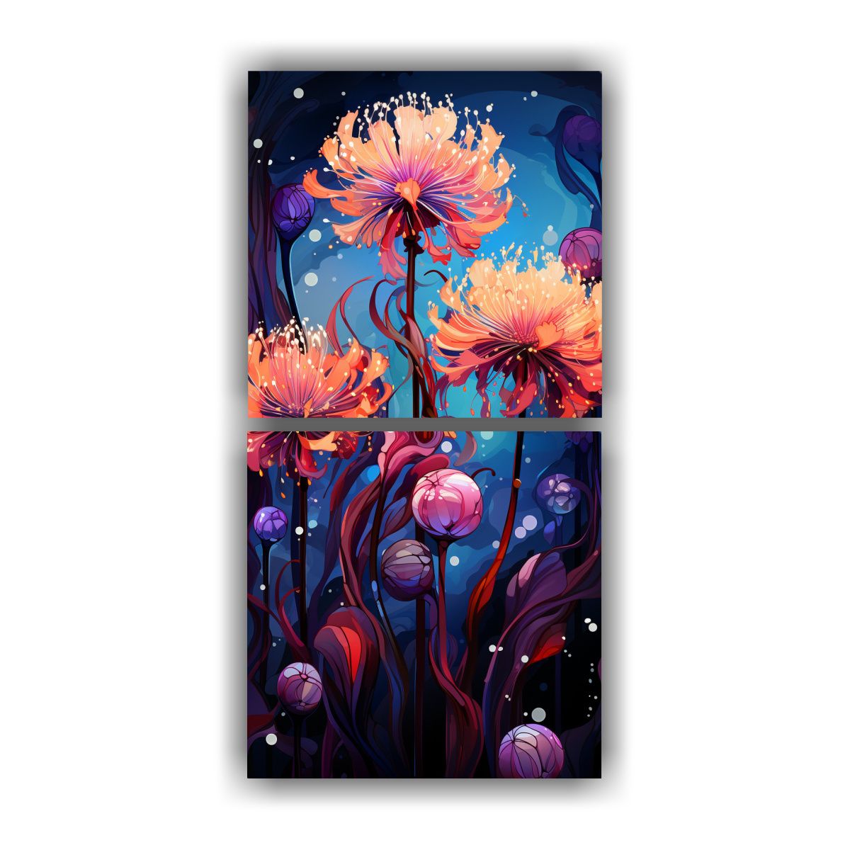 GENERICO - Pinturas De Pared Inspiradoras De Coneflower En 30x60 Cm