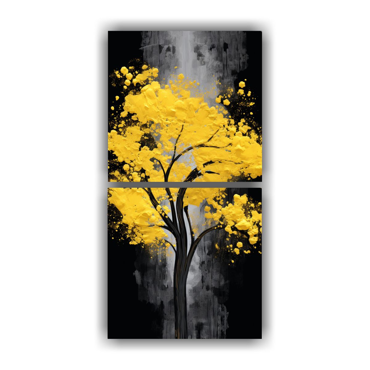 GENERICO - Cuadro Bastidor Inspirador Árbol Algodonero En 20x40 Cm