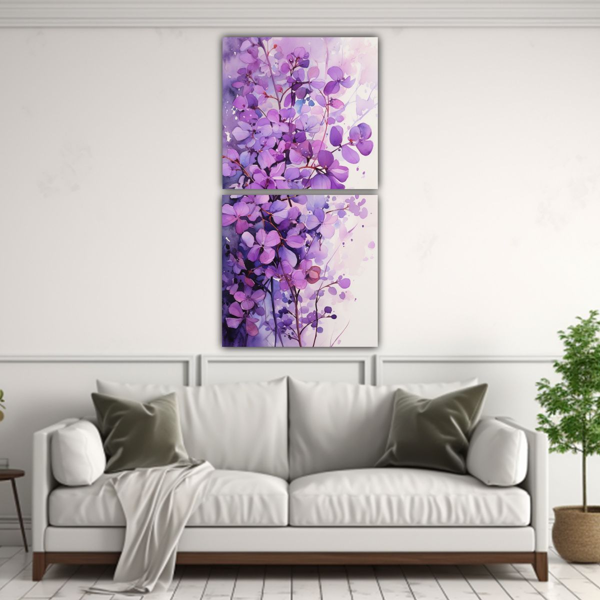 GENERICO - Pinturas Abstractas De Impacto Conceptual En 30x60 Cm