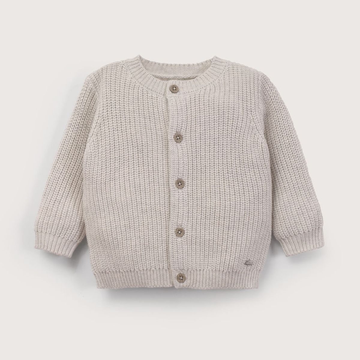 OPALINE - Chaleco gris de bebé niño 40797